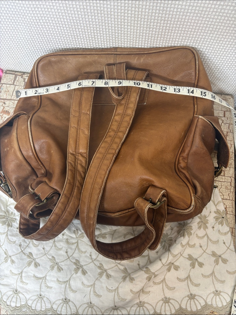 Cortez Colombian leather backpack - Picture 6 of 16